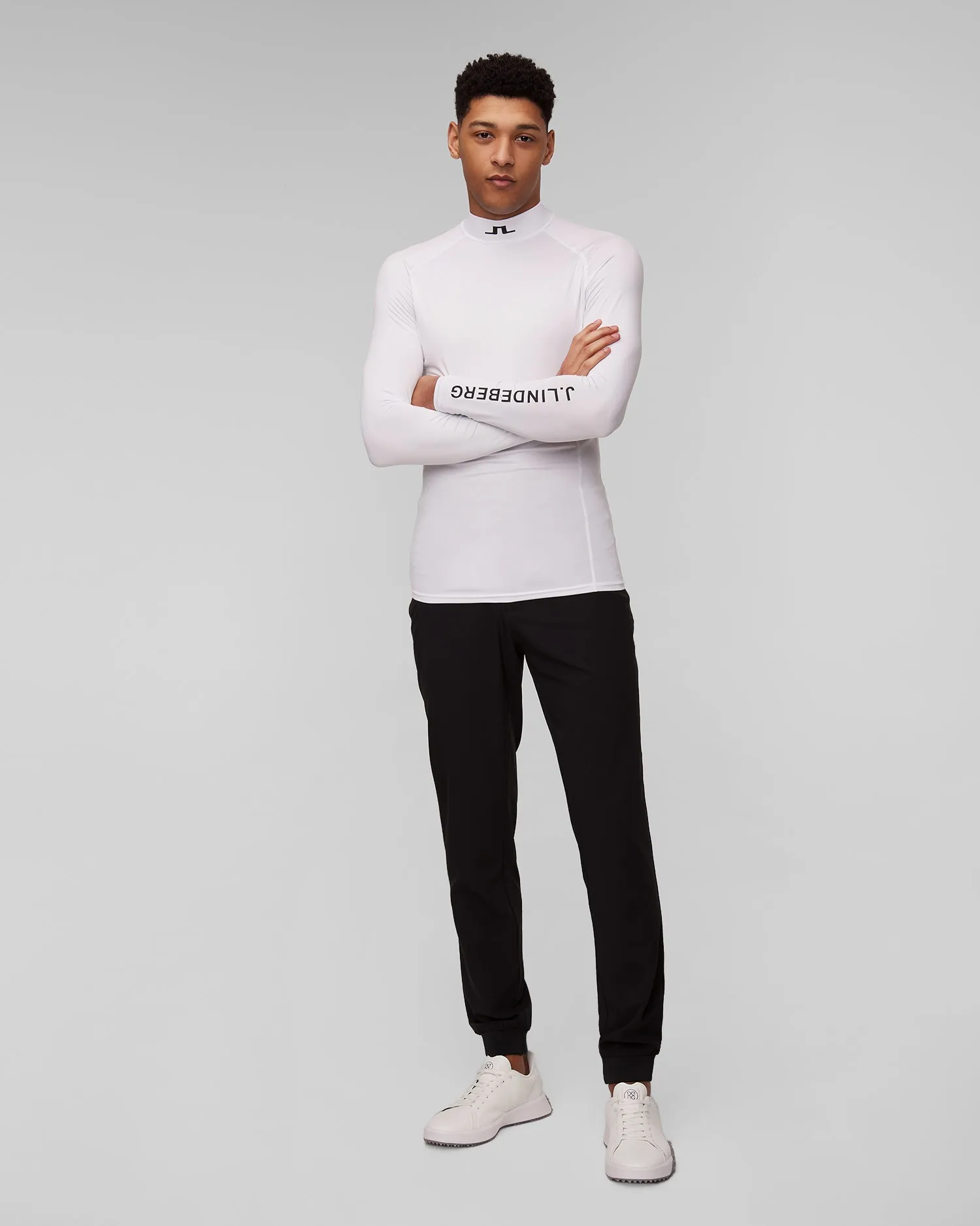 J.LINDEBERG AELLO SOFT COMPRESSION turtleneck GMJT06334-white