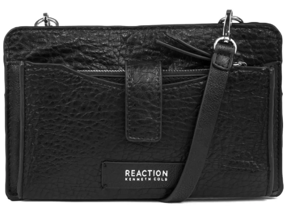 Kenneth Cole Reaction Squared Off Mini Crossbody W/ Rfid and Phone Battery