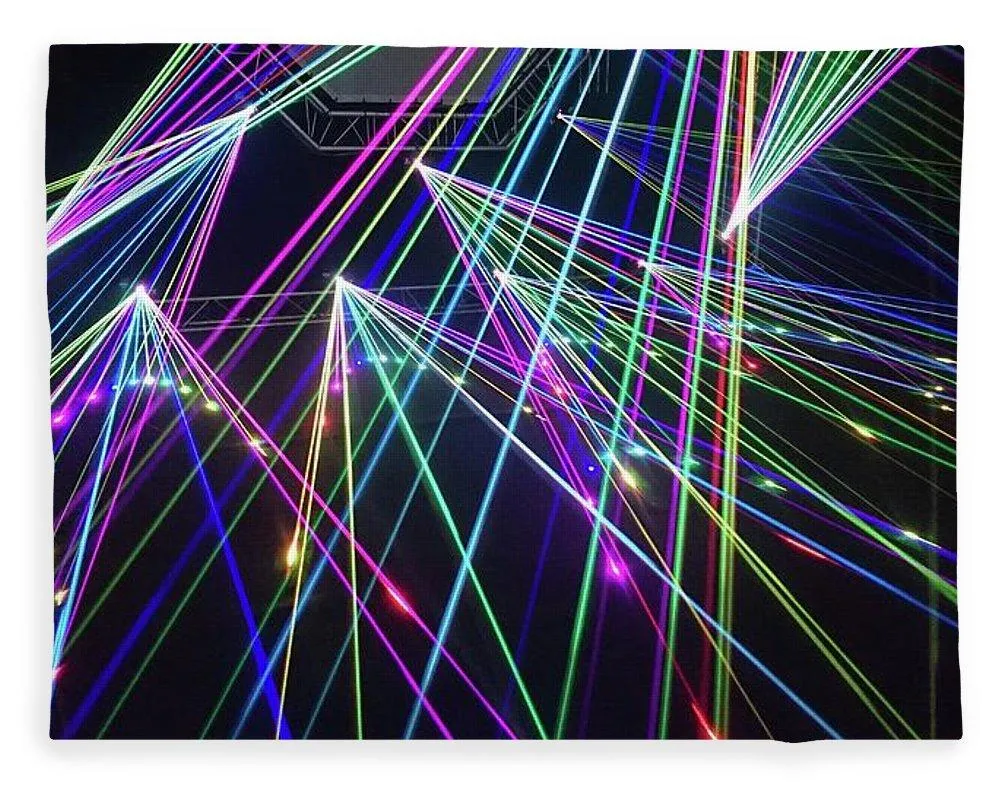 Laser Light Abstract - Blanket