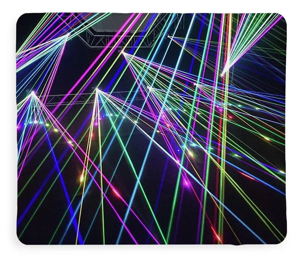 Laser Light Abstract - Blanket