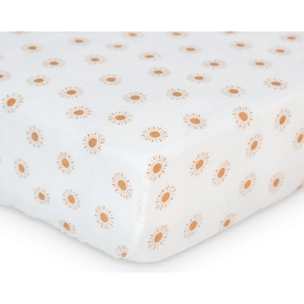 Lulujo Crib Sheet, Suns