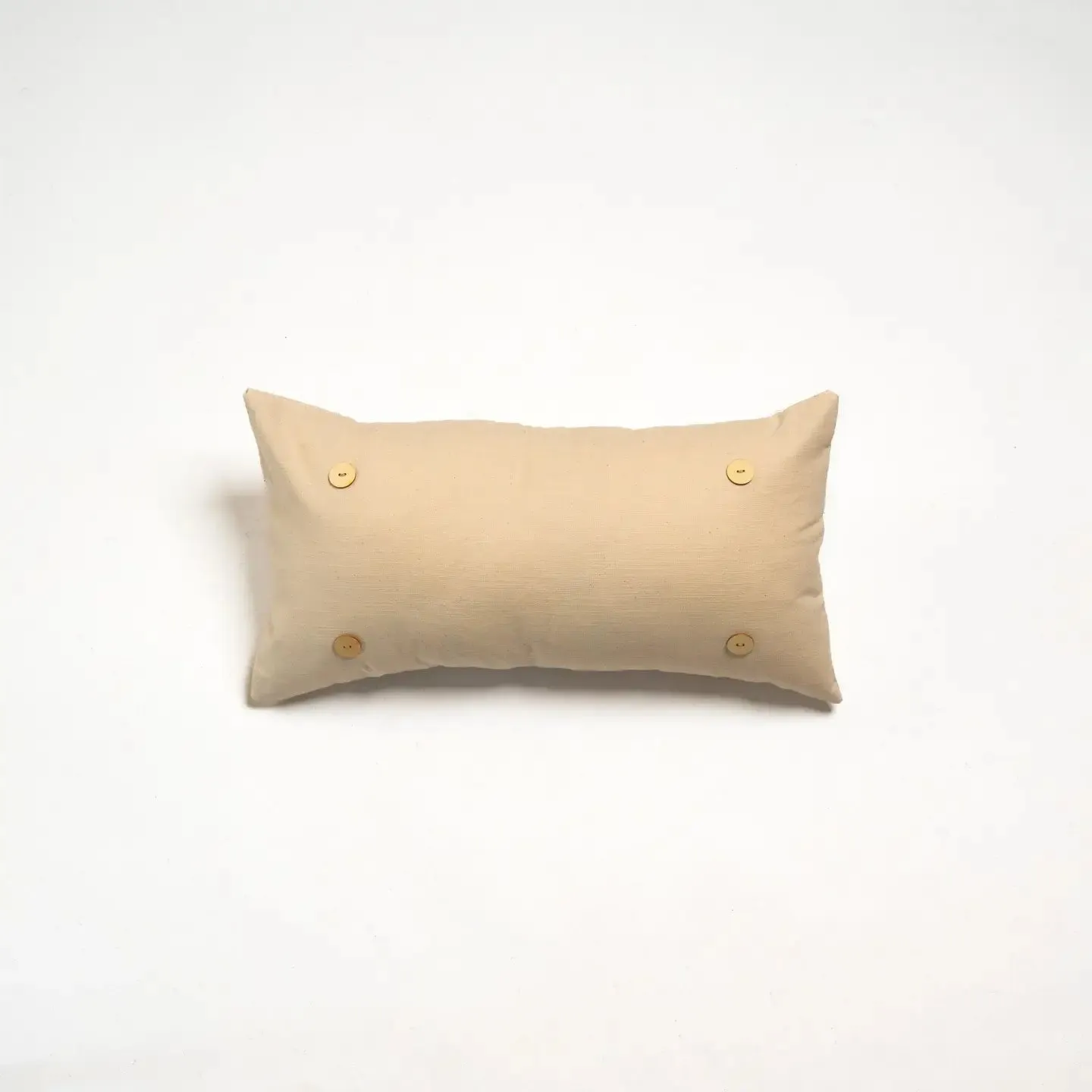 Lumbar Button Pillow - Lucky Bird