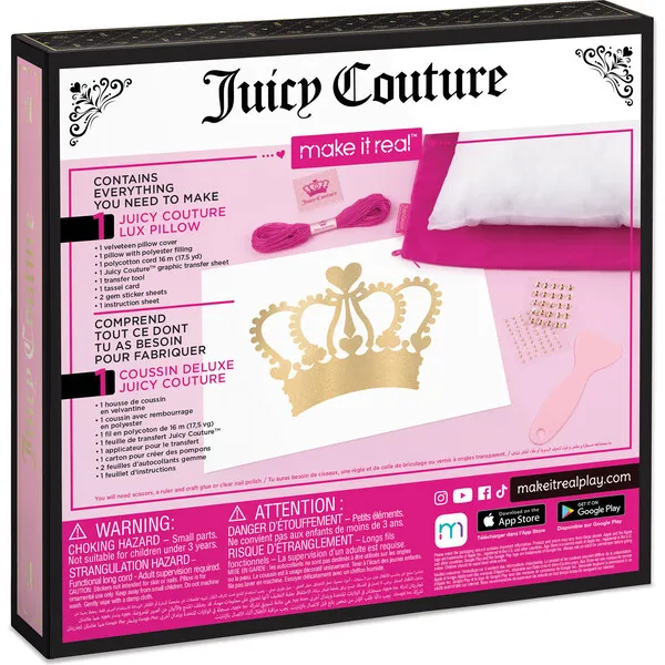 Make It Real Juicy Couture: DIY Lux Pillow - Create Your Own Signature Pillow with Gems