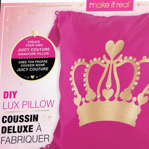 Make It Real Juicy Couture: DIY Lux Pillow - Create Your Own Signature Pillow with Gems