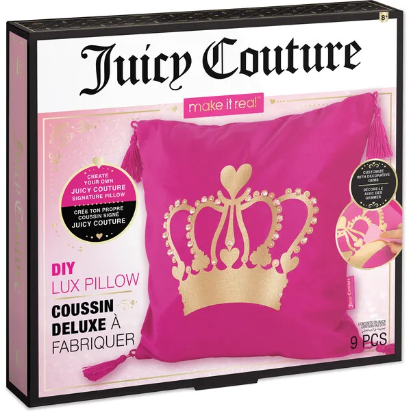 Make It Real Juicy Couture: DIY Lux Pillow - Create Your Own Signature Pillow with Gems