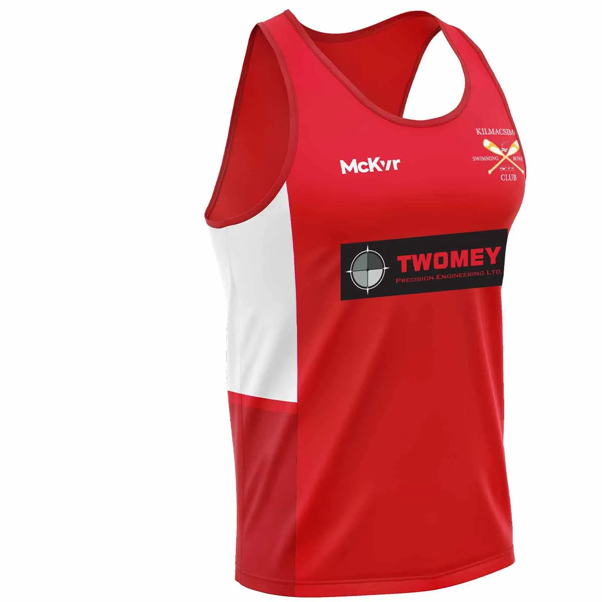 Mc Keever Kilmacsimon Rowing Club Vest - Youth - Red/White