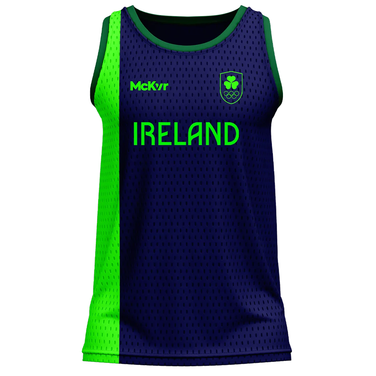 Mc Keever Team Ireland Basketball Vest - Adult - Navy