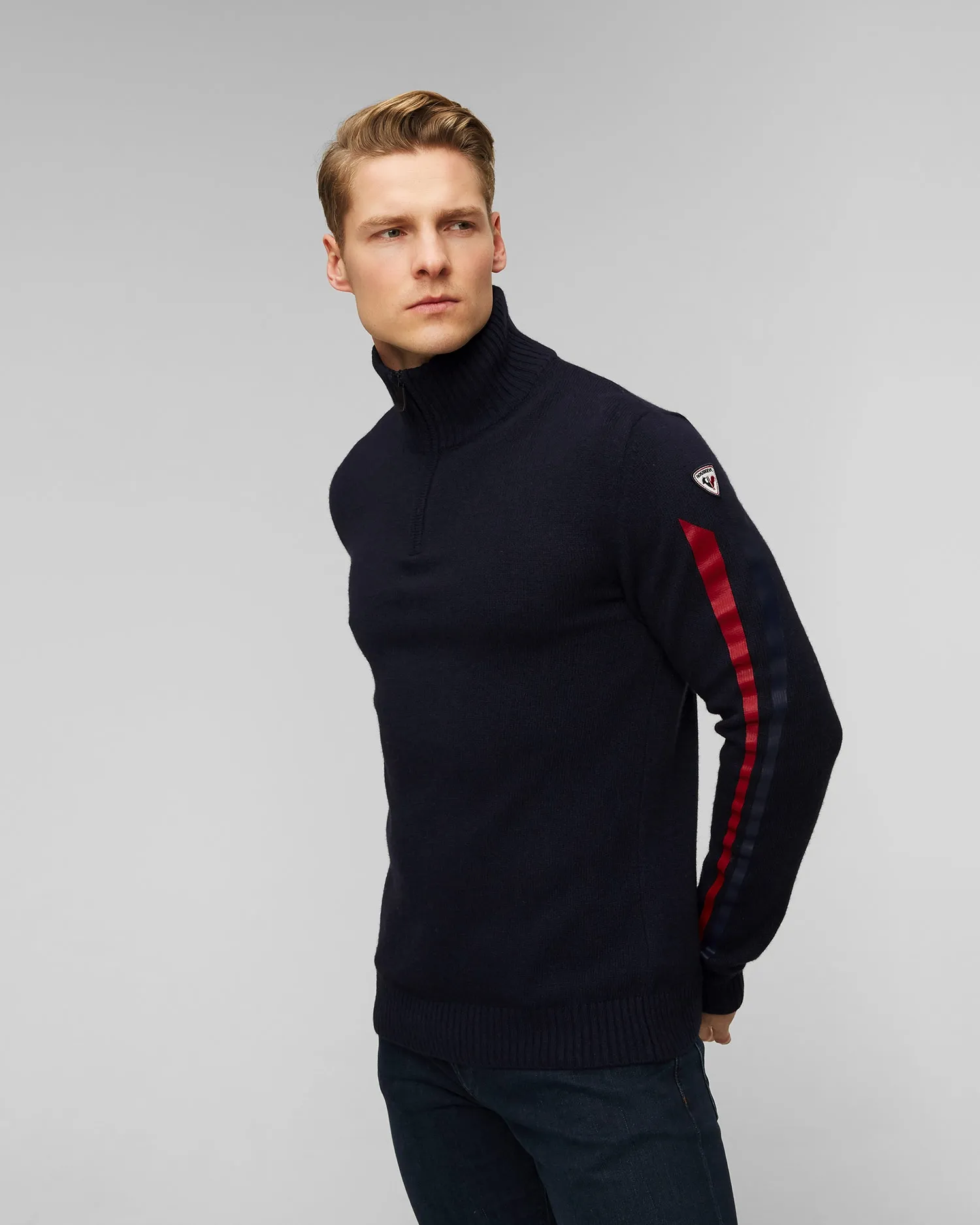 Men's unbuttoned turtleneck Rossignol Signature  RLMMO07-715