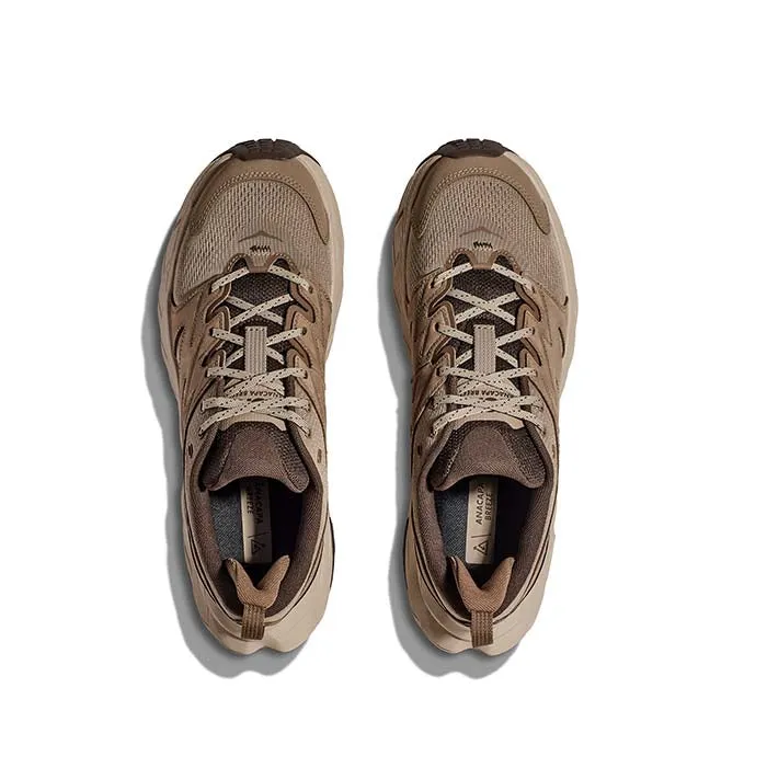 Mens Hoka Anacapa Breeze in Dune/Oxford Tan