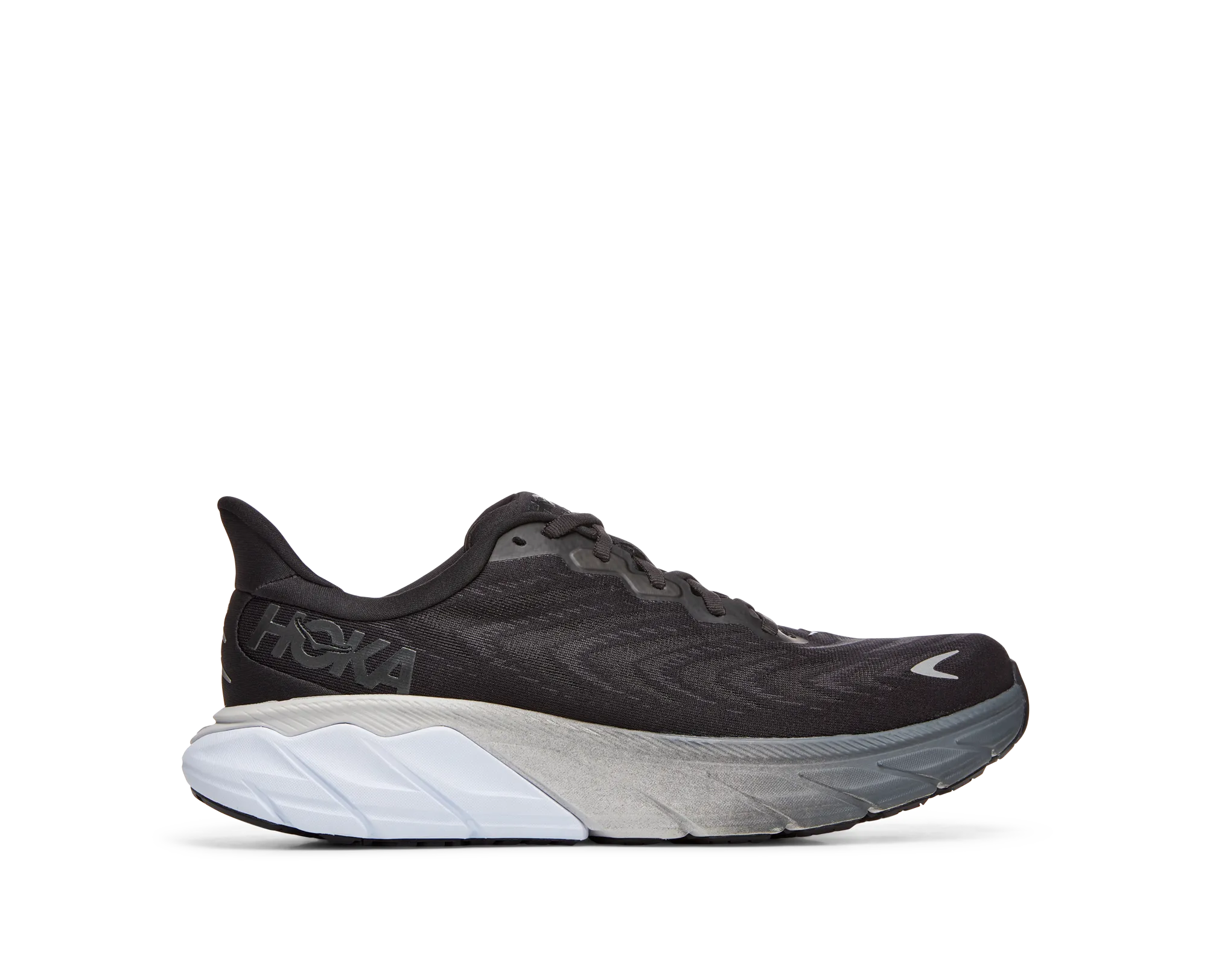 Men's Hoka Arahi 6 Color: Black/White