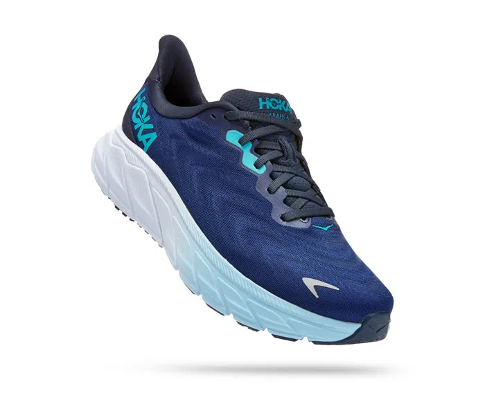 Mens Hoka Arahi 6 in Outer Space/Bellwether Blue