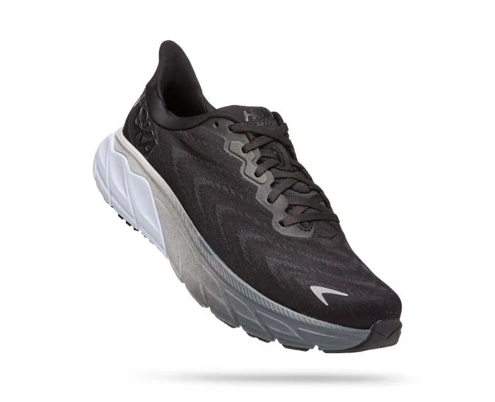 Mens Hoka Arahi 6 Wide in Black/White