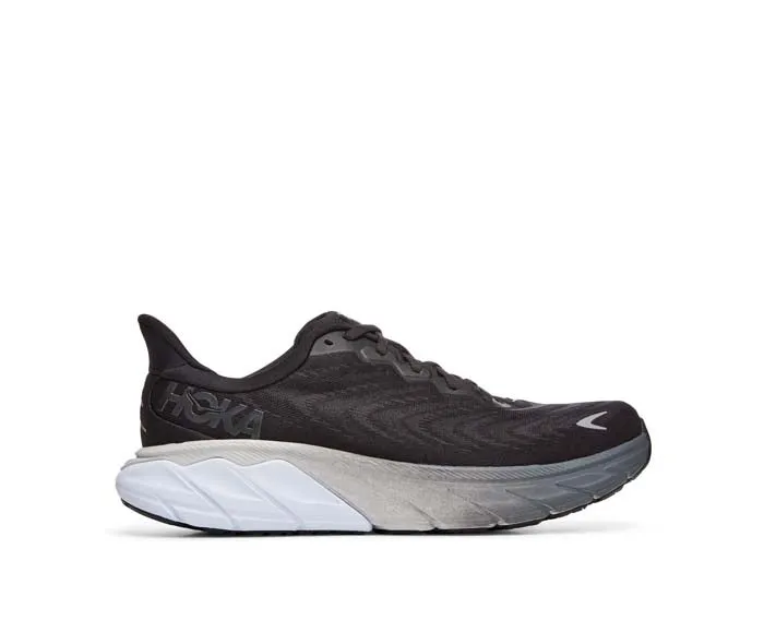 Mens Hoka Arahi 6 Wide in Black/White