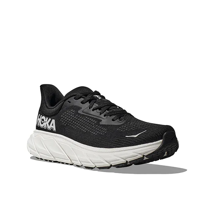 Mens Hoka Arahi 7 Wide in Black/White