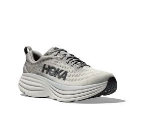 Men's Hoka Bondi 8 Color: Sharkskin / Harbor Mist (WIDE WIDTH)