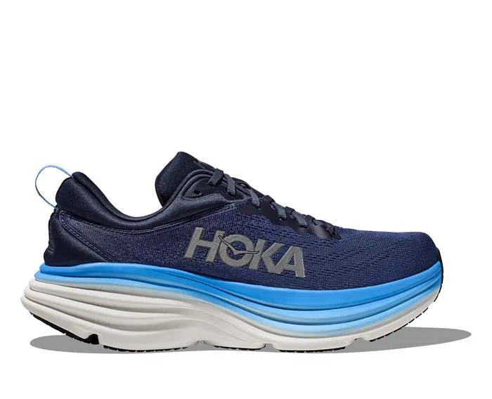 Men's Hoka Bondi 8 Wide in Outer Space/All Aboard