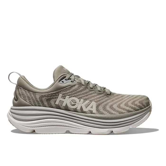 Mens Hoka Gaviota 5 Wide in Barley/Oatmilk