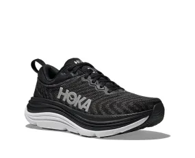 Mens Hoka Gaviota 5 Wide in Black/White