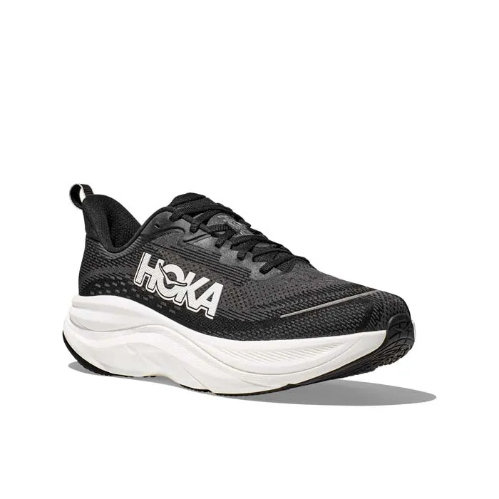 Mens Hoka Skyflow in Black/White