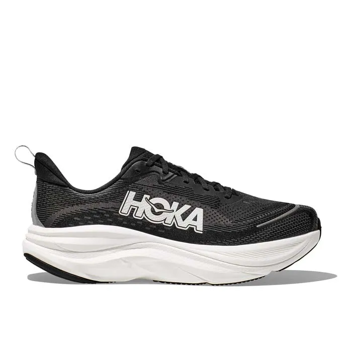 Mens Hoka Skyflow in Black/White