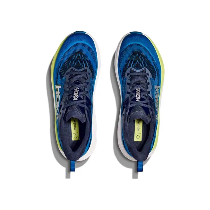 Mens Hoka Skyflow in Varsity Navy/Electric Cobalt