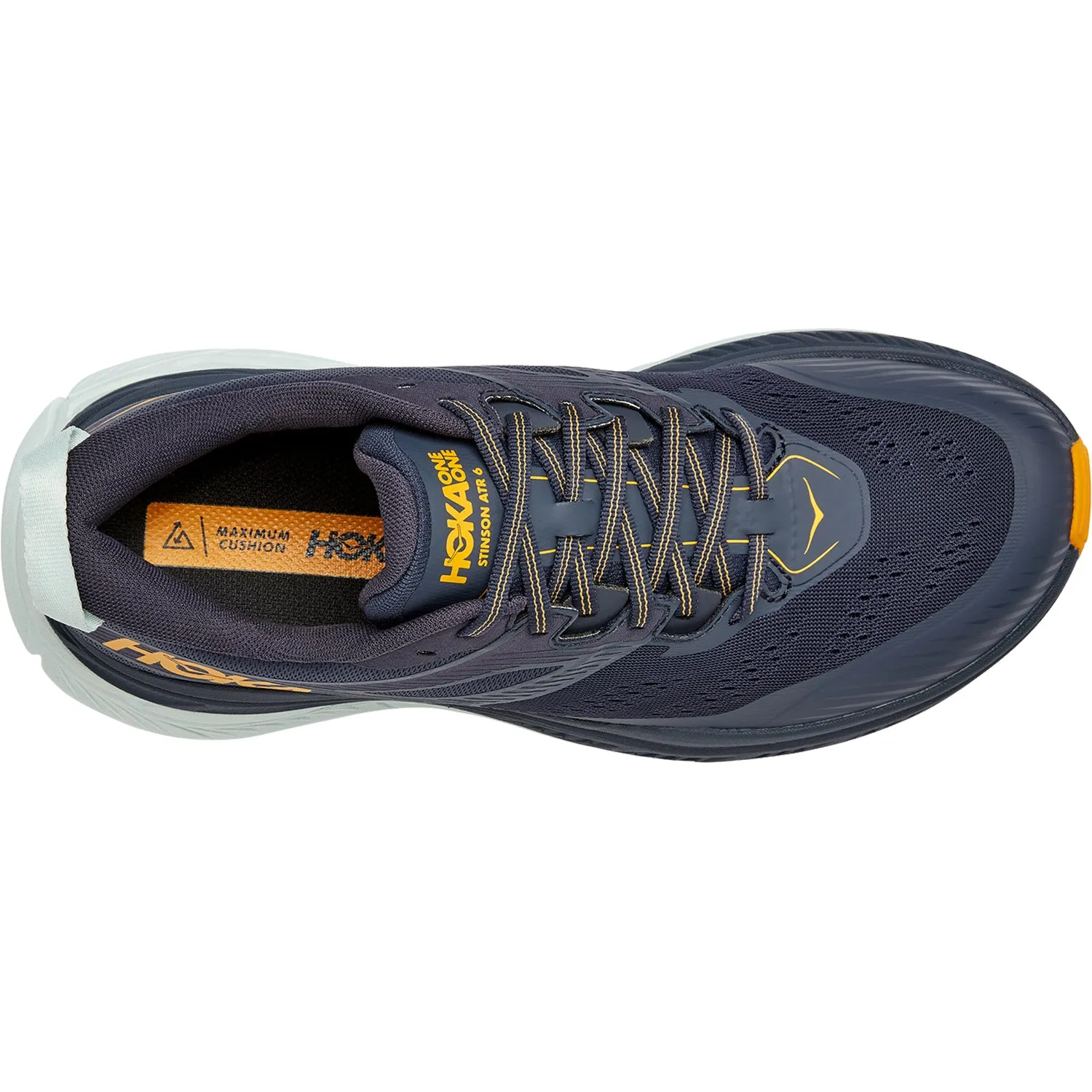 Men's Hoka Stinson ATR 6 Ombre Blue/Saffron Mesh