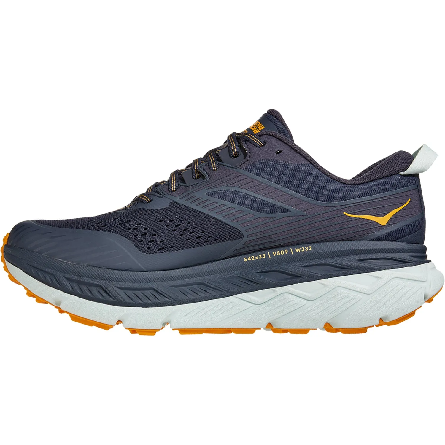 Men's Hoka Stinson ATR 6 Ombre Blue/Saffron Mesh