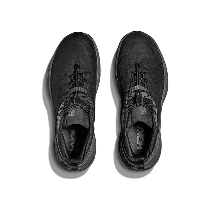 Mens Hoka Transport Chukka GTX in Black/Black