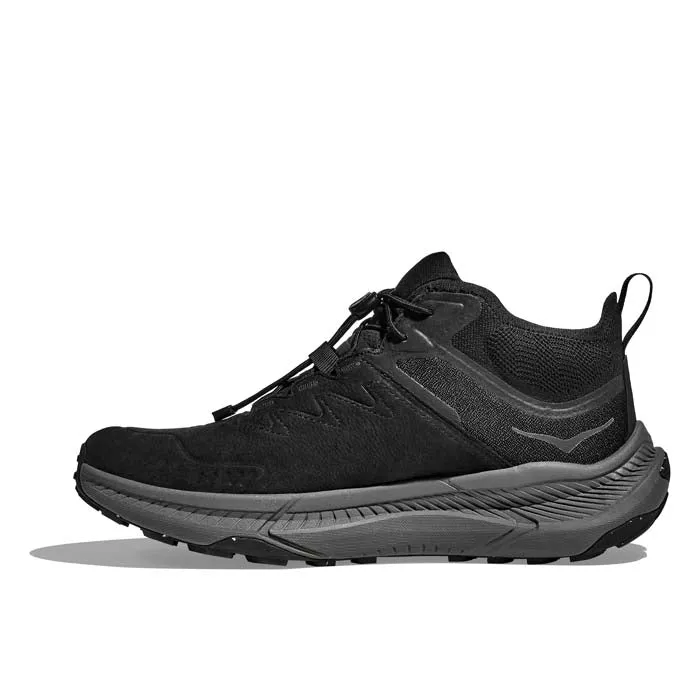 Mens Hoka Transport Chukka GTX in Black/Black