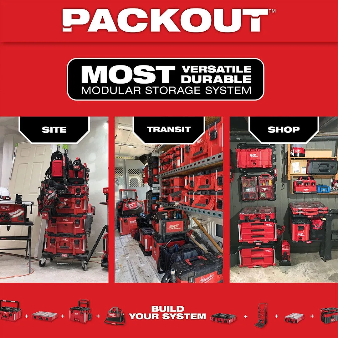 Milwaukee 20" PACKOUT Open Tote Tool Bag 32 Pockets 48-22-8320