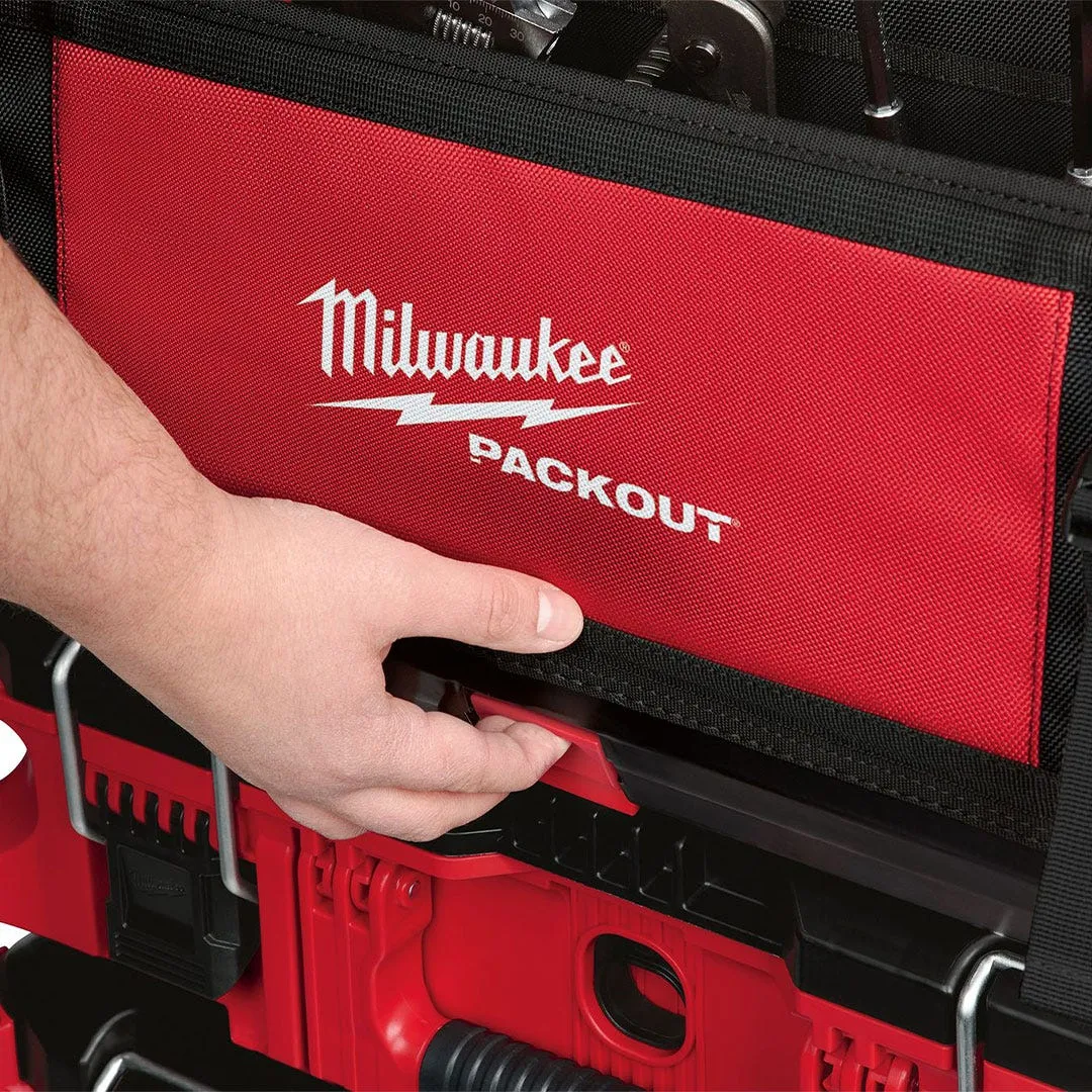 Milwaukee 20" PACKOUT Open Tote Tool Bag 32 Pockets 48-22-8320