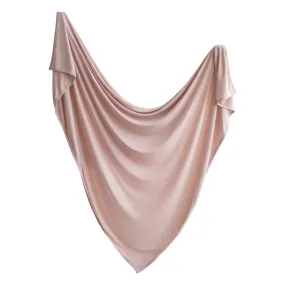 Mushie - Stretchy Swaddle Blanket - Blush