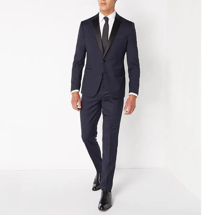 Navy Dinner Suit Trousers