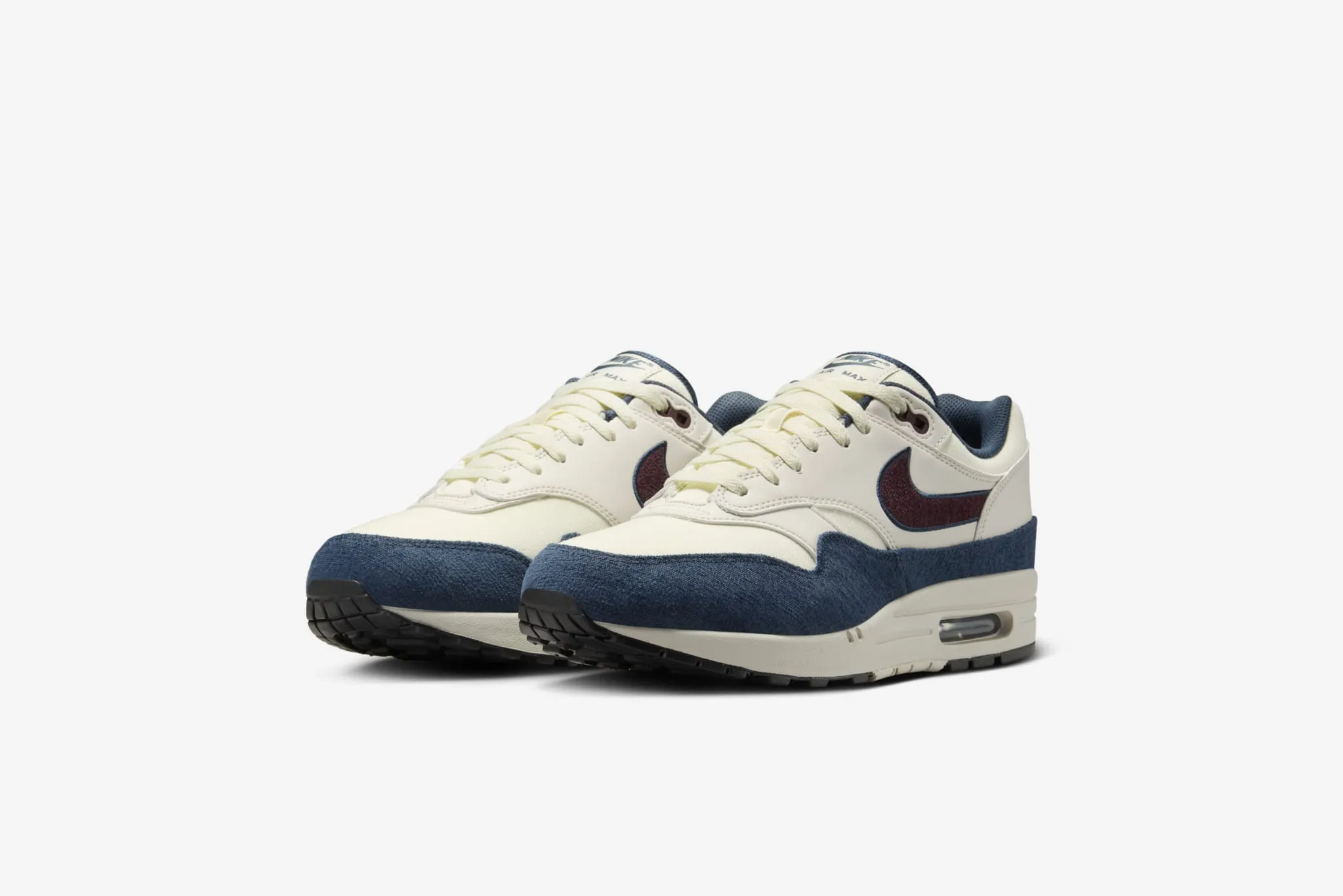 Nike Air Max 1  M - Coconut Milk / Burgundy Crush