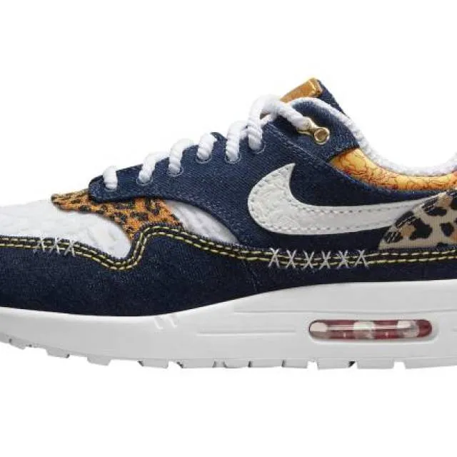 NIKE AIR MAX 1 WASHED DARK BLUE