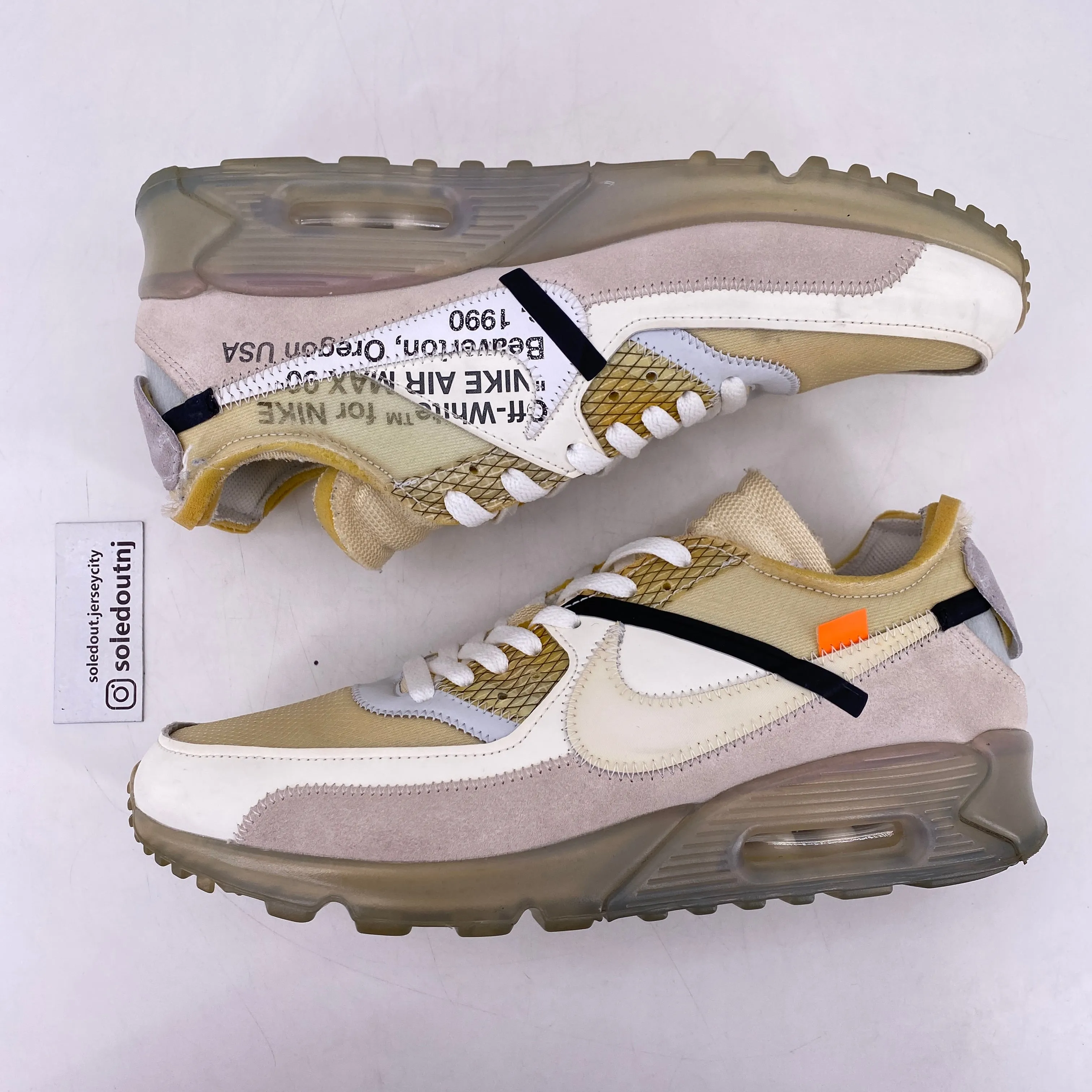 Nike Air Max 90 The 10: Off-White 2017 Used Size 10