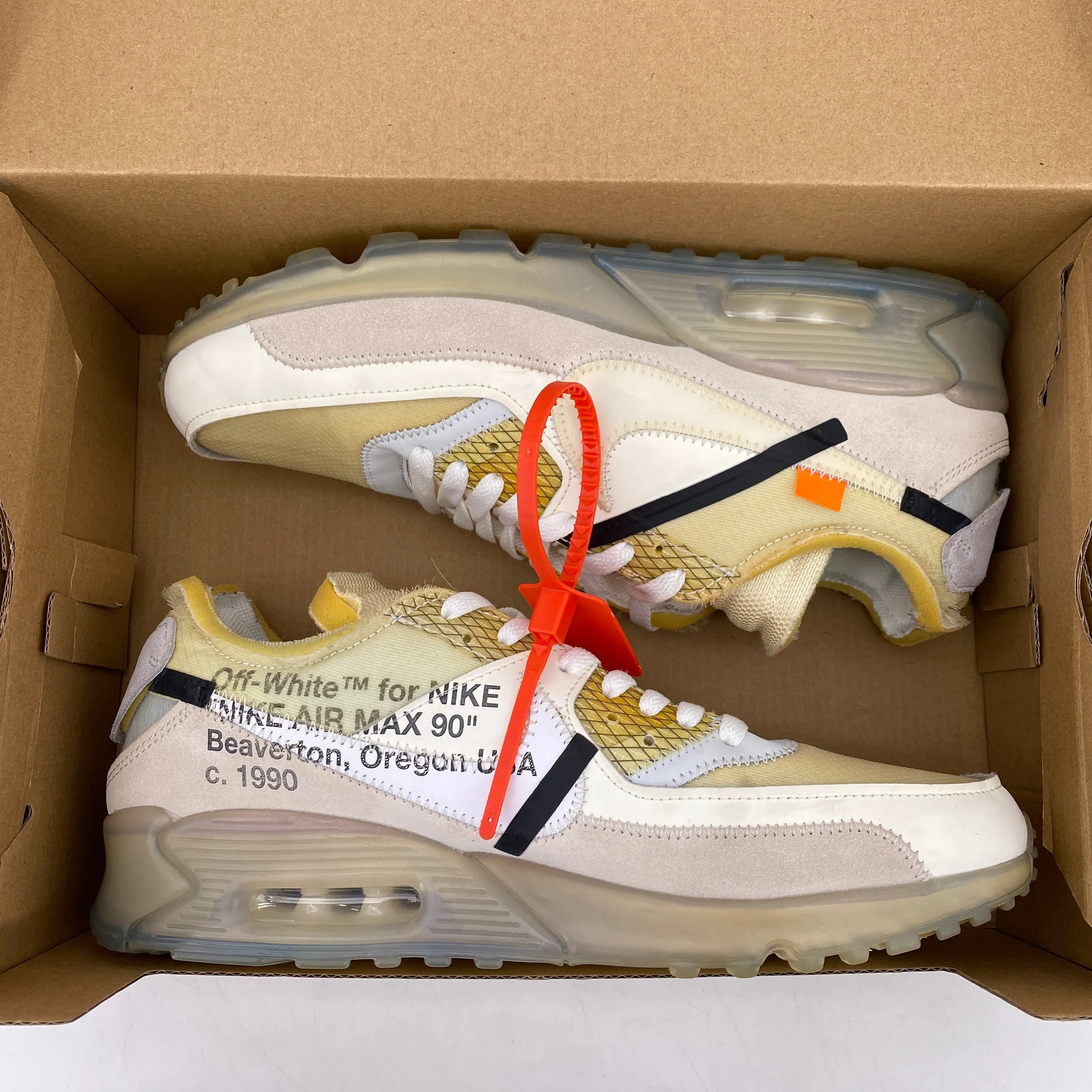 Nike Air Max 90 The 10: Off-White 2017 Used Size 10