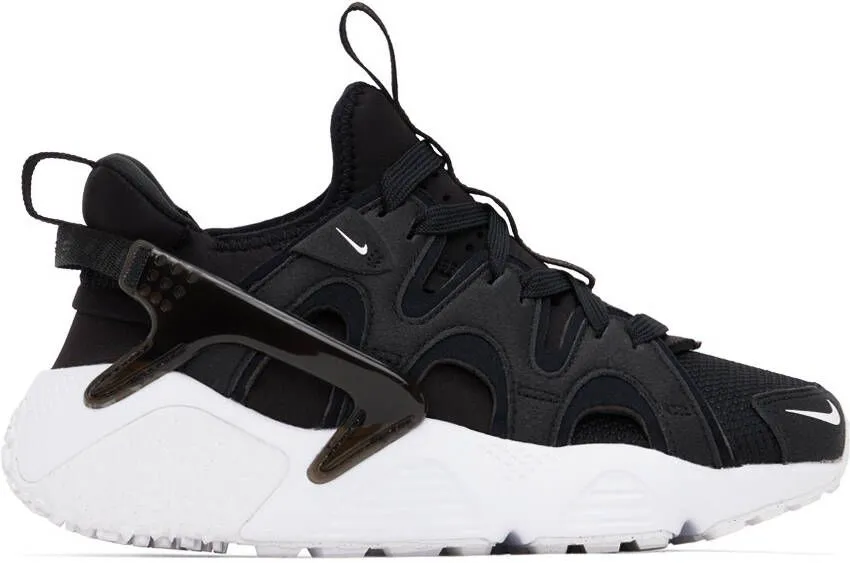 Nike Black & White Air Huarache Craft Sneakers