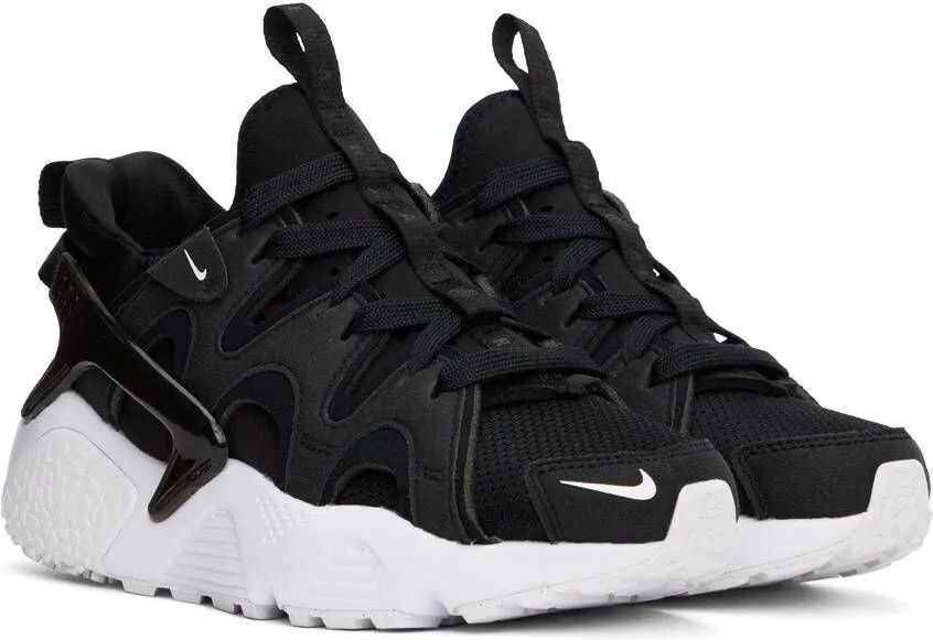 Nike Black & White Air Huarache Craft Sneakers