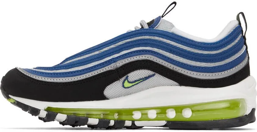 Nike Blue & Yellow Air Max 97 Sneakers