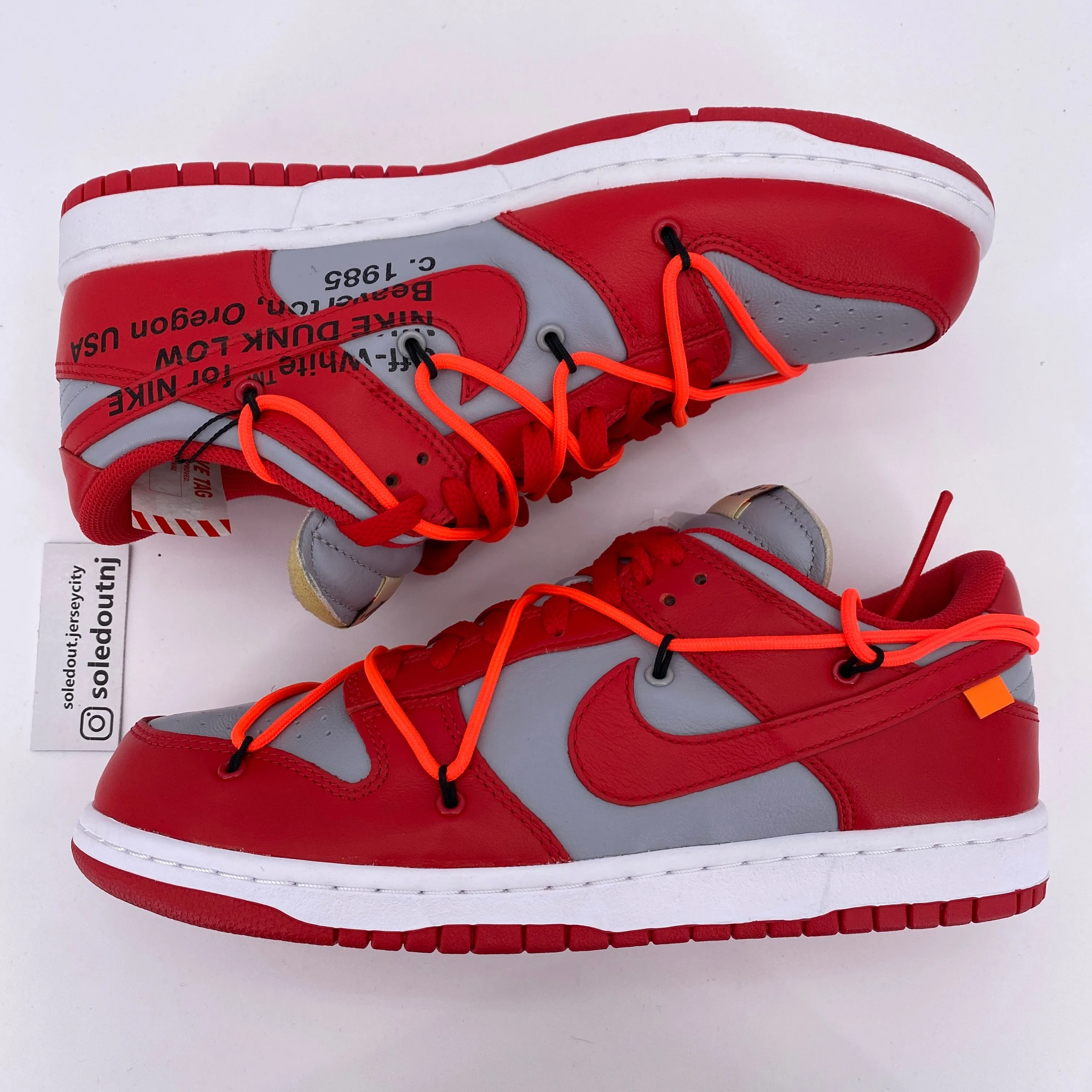 Nike Dunk Low LTHR University Red 2019 New Size 9