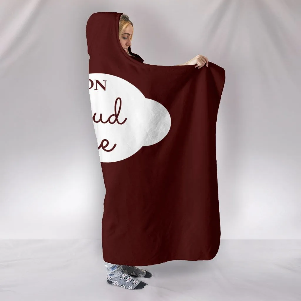 NP Cloud Wine Hooded Blanket