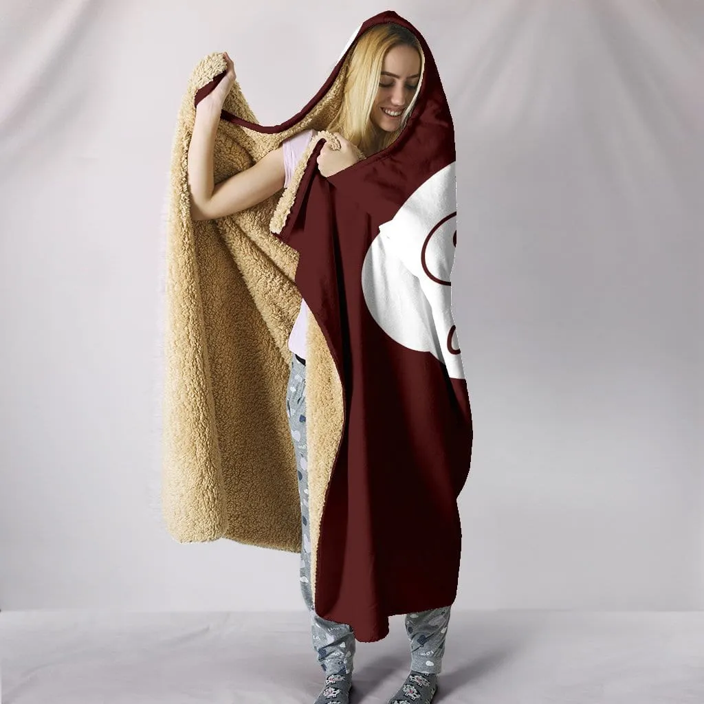 NP Cloud Wine Hooded Blanket