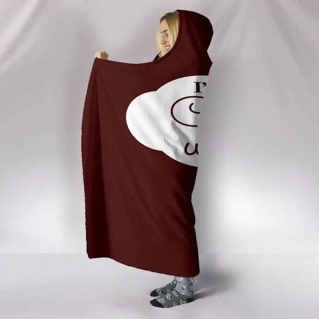 NP Cloud Wine Hooded Blanket