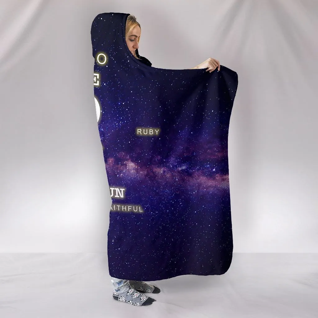 NP Zodiac Leo Hooded Blanket