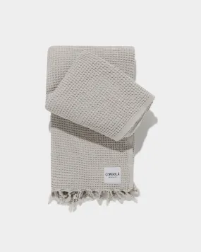 Ozoola Beachlife Family Beach Blanket Waffle - Grey | SurfStitch