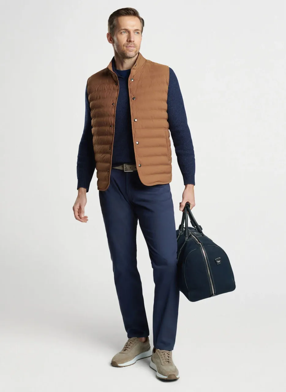 Peter Millar Crown Crafted Regent Vest: Walnut