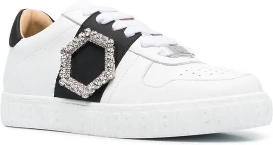 Philipp Plein low-top leather sneakers White