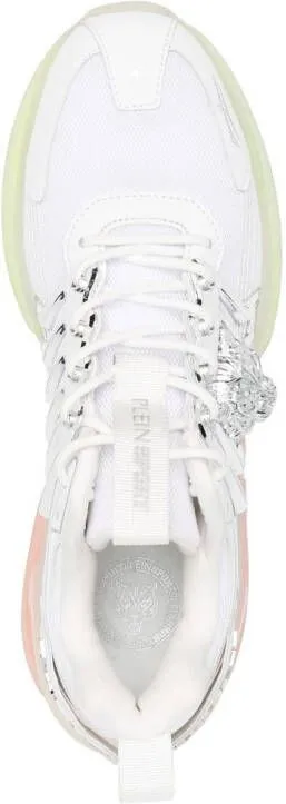 Plein Sport Runner Tiger plaque sneakers White