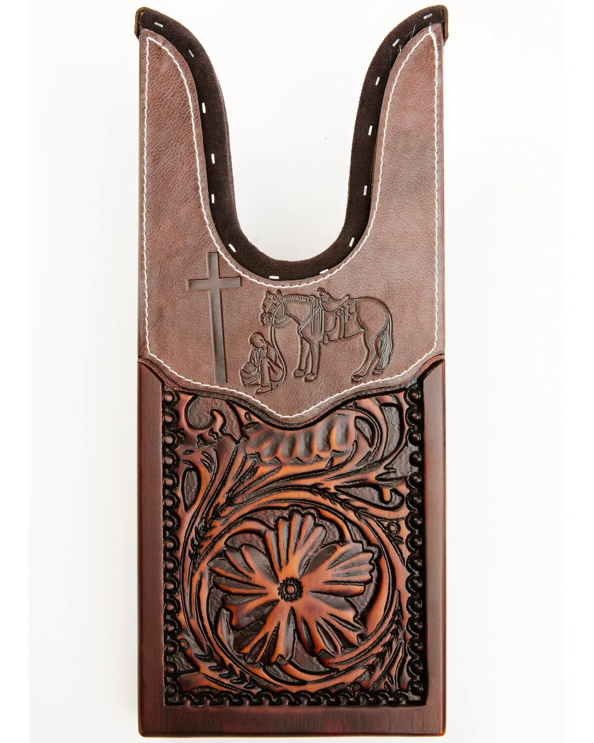 Product Name:  Boot Barn Praying Cowboy Tooled Boot Jack